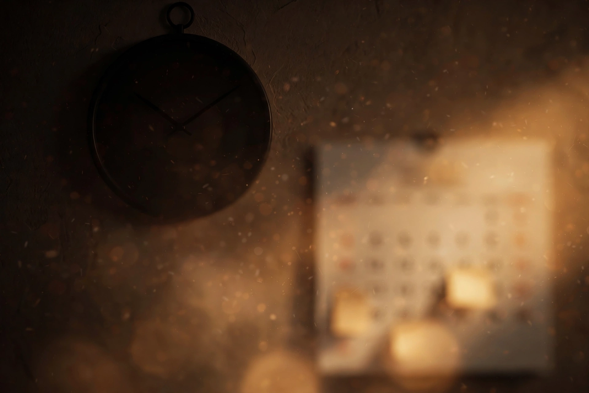 Best Time to Post on YouTube in 2026: How to Find Your Channel's Time 6 Wall clock silhouette beside a blurred calendar page in warm light with no readable text
